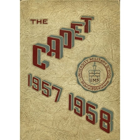(Custom Reprint) Yearbook: 1958 University Military School - Cadet Yearbook (Mobile, AL)
