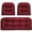 Red, variant on CJC 3 Piece Wicker Chair Cushions, Patio Loveseat and Chair Seat Cushion Set for Outdoor Indoor Furniture, Gray