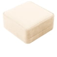 thumbnail image 4 of QIQUWOHUL Velvet Jewelry Box Plush Ring Box Bracelet Necklace Box Jewelry Box Luxury Red Warm Beige Fresh Green And Elegant Grey Flannel Jewelry Box High End Plush, 4 of 7