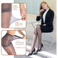 thumbnail image 2 of 3 Pairs Women's Sheer Tights - 20D Control Top Pantyhose with Reinforced Toes, 2 of 5