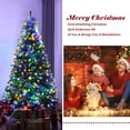 thumbnail image 3 of Goplus 7FT Pre-Lit Artificial Christmas Tree Auto-Spread/Close up Branches 11 Flash Modes with Multicolored LED Lights & Metal Stand, 3 of 8