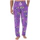 thumbnail image 1 of Pantalones largos para hombre con estampado de cintura elástica y bolsillo con cordón, pantalones largos de poliéster para hombre, 1 of 5