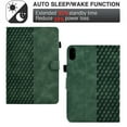 thumbnail image 5 of Allytech For iPad mini (6th Generation) Case,Shockproof Premium PU Leather Folio Stand Pocket, Auto Sleep/Wake,Lightweight Embossed Card Slot Wallet Case for iPad mini 6,Green, 5 of 6