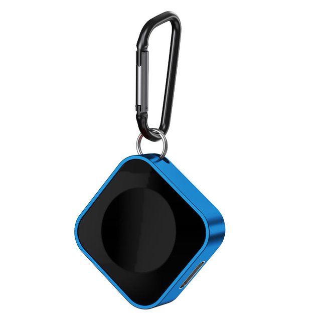 Cargador inalámbrico magnético 2 en 1 con llavero para reloj Serie 1-7, portátil