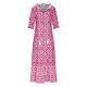 thumbnail image 5 of Vestido Corto de Verano de Moda con Cuello en V Vestido de Manga Corta Impreso, Vestido Casual Floral para Primavera Y Verano Diario, Fiesta Y Fecha, 5 of 8