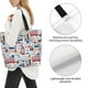 thumbnail image 3 of Fotbe London Symbols1 Bolsa Tote Estética de Lona con Estampado para Mujer - Bolsa Reutilizable de Hombro Casual para Vacaciones, Compras, Trabajo y Gimnasio, 3 of 8