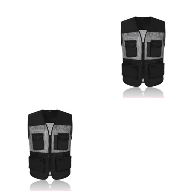 Toystoory NERIES chaqueta de pesca de verano con bolsillos delanteros chaleco profesional de varios tamaños chalecos de abrigo para hombres accesorios Type1 NO1 Toystoory CBP586690
