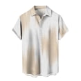 thumbnail image 5 of adaychics Men Hawaiian Shirt Abstract Short Sleeve Casual Summer Button Down Shirts Trendy Clothes for Leisure, 5 of 8