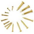 thumbnail image 2 of Small Mini Brass Round Head Nail M2x25mmx4mm (About 30pcs), 2 of 5