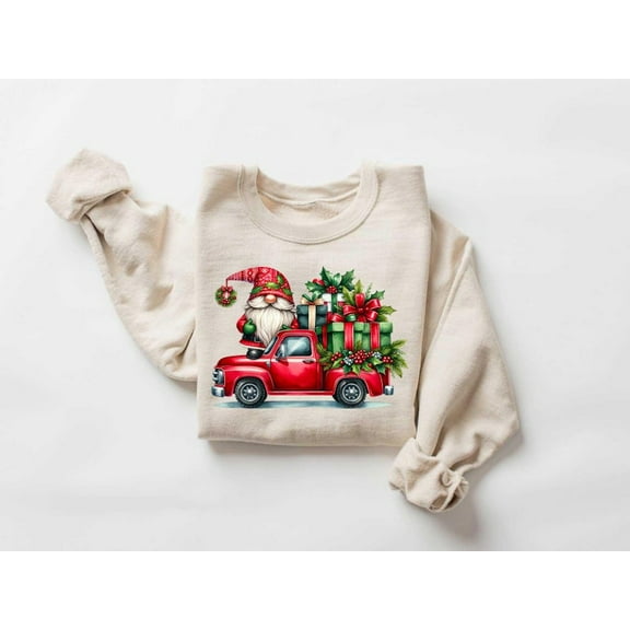 Christmas Gnomes Sweatshirt, Cute Gnome Shirt, Women Holiday Gift, Christmas Gnomes Tee, Christmas Lights Crewneck, Funny Christmas Sweater