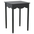 thumbnail image 4 of Safavieh Paislyn Traditional Wood End Table, Matte Black, 4 of 8