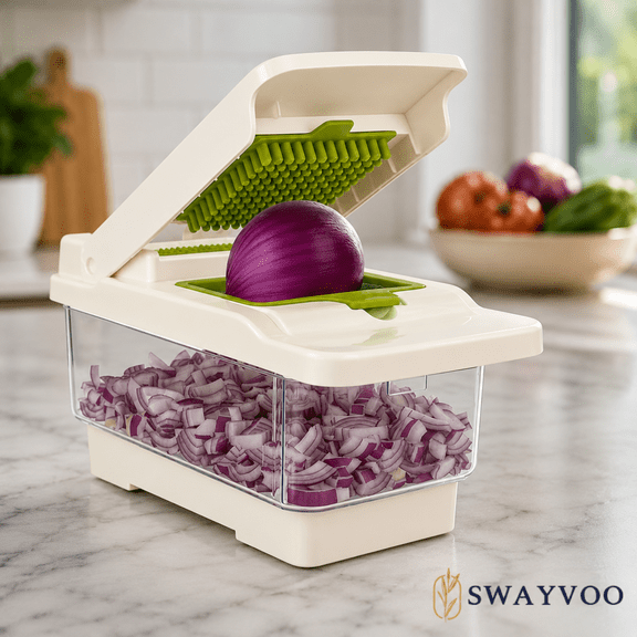 Swayvoo Mandoline Slicer Vegetable Chopper Safe Slicer Vegetable Dicer