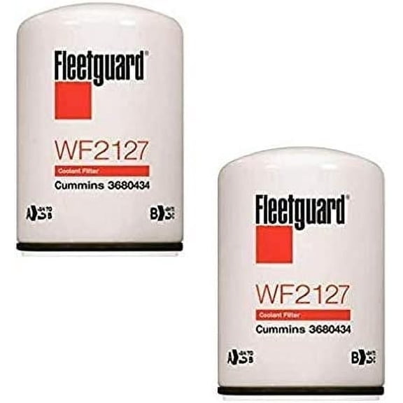 WF2127 Fleetguard Water Coolant Filter Pack of 2