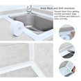 thumbnail image 4 of Moyic Autoadhesivo impermeable antihumedad baño mosaico PVC pared pegatina 3,8 cm X 3,2 m cocina cerámica pegatinas decoración del hogar Cocina y Comedor Blanco Moyic HA024788-01, 4 of 6