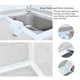 thumbnail image 3 of Matsuzay Tira de sellado impermeable para cocina, autoadhesivo, antihumedad, borde de lavabo de pared para baño de pared Cocina y Comedor Blanco Matsuzay HA024788-01, 3 of 6