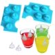 thumbnail image 1 of Blue Shark Wing Bandeja para cubitos de hielo/Molde para cubitos de hielo o molde para pastel de chocolate Bandeja para cubitos de hielo inusual, juego de 2 moldes de silicona de grado alimenticio Sin BPA y certificado por la FDA ER, 1 of 5