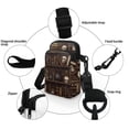 thumbnail image 5 of HELLHERO Underarm Shoulder Bag Polyester with Adjustable Strap Skull and Skull Pottery Jar Pattern for Daily Use Adult, 5 of 7
