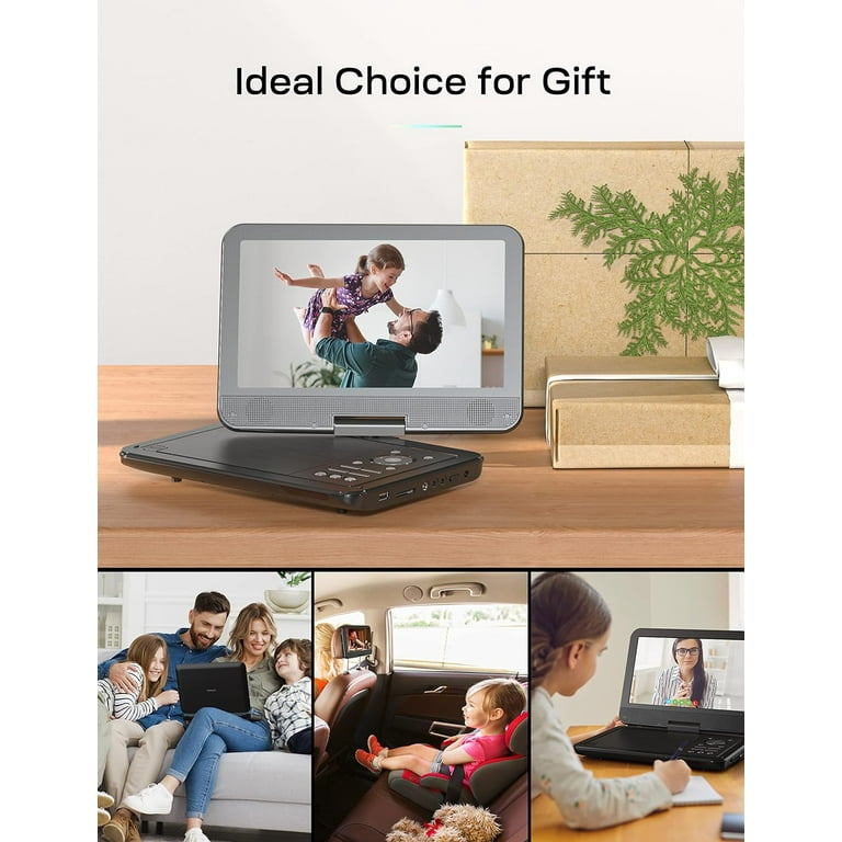 apeman DVDプレイヤー Yoton YD105 10.5'' Portable DVD Player with HD Swivel Screen