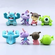 4Pcs University Monsters Inc Figures James P. Sullivan Anime Action Figure Michael Wozosky Randall Boggs Q Version Toys Model