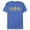 Royal Blue Heather, variant on Men's Batman Logo Icon Collage  Graphic Tee Black X Large