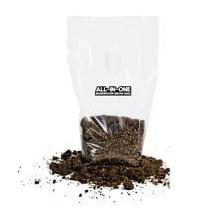 All in One Mushroom Grow Kit in-a-Bag with Sterilized Grain and Substrate Easy Grow Your Own Mushrooms (5 LBS)