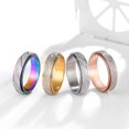 thumbnail image 2 of Anxiety Rings Fidget Rings for Women Stress Relief Spinner Rings for Teen Girls Stress Rings 4Pcs 6MM Titanium Steel Rings Size 5-12_Gift Of G, 2 of 5