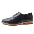 thumbnail image 2 of NEKTA /ke'nekt/ Men's Dress Shoes - Leather Lace-up Oxford - Casual Dress Shoes for Men Black 9, 2 of 7