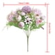 thumbnail image 4 of Wosthever 2020 nueva flor de Rosa artificial escritorio decorativo ramo de rosas decoración del banquete de boda Flores artificiales morado claro PC 1, 4 of 6