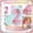 Pink, variant on Birthday Number Candle, Glitter Pink Flower Decorated, 1 Piece,Suitable for Kids Cartoon Birthday Party Cake Decoration