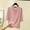 Pink, variant on Itsame Women Plain Short Shirt Sleeved Tops Womens Casual T-Shirt Fashionable Round Neck T Shirt Blue Size XL