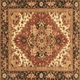 thumbnail image 1 of Ahgly Company Indoor Square Persian Brown Traditional Area Rugs, 7' Square, 1 of 4