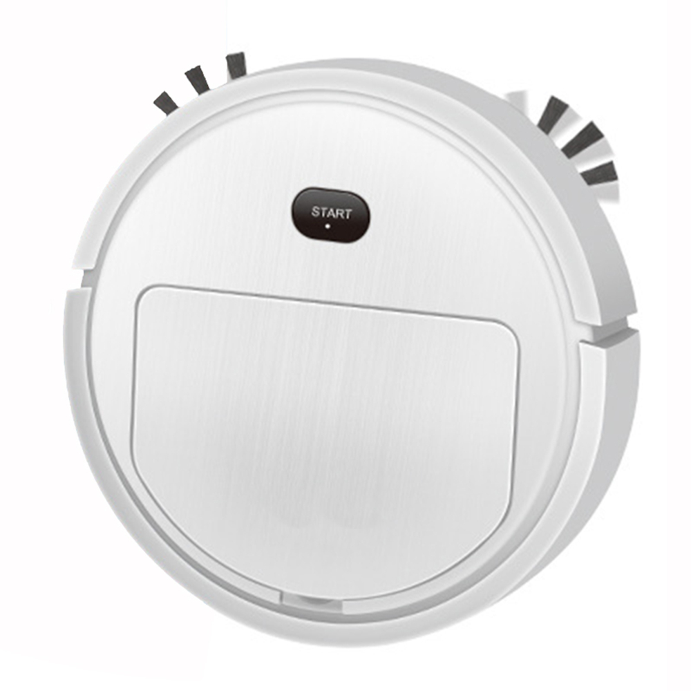 Robot Vacuum Cleaner with Edge Brush & Mist Spraying USB Chargeable