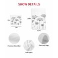 thumbnail image 7 of Black Dandelion Kitchen Dish Towels for Drying Dishes Set of 2, Spring Country Modern Minimalist Flower Waffle Weave Microfiber Hand Tea Bathroom Towels Quick Dry & Absorbent Towel 15.7x23.6, 7 of 7