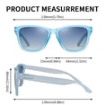 thumbnail image 4 of Gafas de Sol Polarizadas UV400 Dollger Clásicas Retro Azul/Negro, 4 of 6
