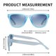 thumbnail image 4 of Gafas de Sol Polarizadas UV400 Dollger Clásicas Retro Azul/Negro, 4 of 6