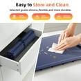 thumbnail image 3 of Auseo Electric Warming Tray, Portable Silicone Food Warming Mat, Warming Mat for Food for Buffets Party and Home Daily Use, 3 Level Temperature, 4 Hours Auto-Off, Easy to Clean, Blue, 3 of 8
