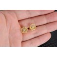 thumbnail image 5 of EOEMY 18K Gold Plated Earring Flower Aaa Cubic Zirconia Women'S G206-Default, 5 of 6