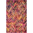 thumbnail image 1 of Unique Loom Estrella Chevron Dégradé Tapis 3' 3 x 5' 3 Rectangle Multi/rose, 1 of 2