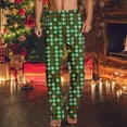 thumbnail image 2 of Aimik Hanes Mens Pajama Pants Red and Black Christmas Tartan Plaid Scottish Sleep Pants Pj Bottoms Lounge Pant Sweatpants-Multicolor S, 2 of 5