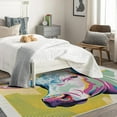 thumbnail image 3 of Cow Watercolor Carpet,4x5 Area Rug, Non Slip Low Pile Soft Machine Washable, Cute Cow Area Rugs, Boys Girls Teens Room Rugs for Bedroom Living Room Rug 17&-35, 3 of 7