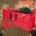 thumbnail image 6 of Large Heavy Duty Christmas Tree Home Storage bag Zip Sack Holder Red Green, 6 of 6