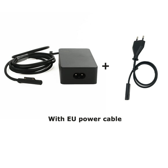 Power Adapter for Microsoft Surface 45W 65W Adapter for Microsoft PlePro 3 Pro 4 Pro 5 Pro 6 Pro 7, Fast Charging 5V 1A, 15V, 4A 65W-EU