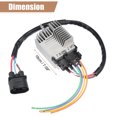 thumbnail image 4 of 1 Set No.8E0959501AG/8E0959501AB Radiator Engine Fan Control Unit for Audi A4 1.8L 3.0L 2002-2005, 4 of 7