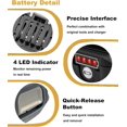 thumbnail image 2 of Batería y cargador  battery 12V, compatible con Makita BL1015, BL1016, BL1021B, BL1041B, 12V 2000 mAh, para Makita DC10WD, DC10SB, DC10WC, 2 of 7