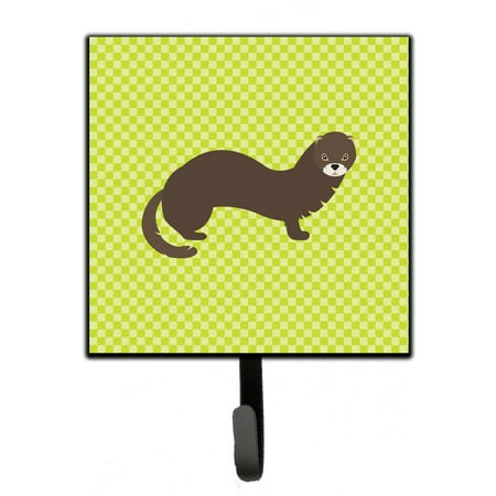 

Carolines Treasures BB7694SH4 Russian or European Mink Green Leash or Key Holder 7Hx4.25W multicolor