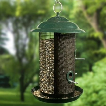 Combination Nyjer/Mixed seed Mesh Feeder - Large (Best Nyjer Seed Bird Feeders)