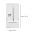thumbnail image 3 of Miniature Refrigerator Micro Landscape Prop Wood Furniture Decor Dolly House Freezer, 3 of 5