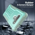 thumbnail image 6 of ExoGuard For  LG Stylo 6 Case, Rubber Shockproof Full-Body Phone Case with Kickstand (Green), 6 of 7