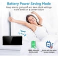 thumbnail image 4 of Vibrating alarm clock for heavy sleepers, loud sound, large digits, 5 brightness settings (black and blue), 4 of 5