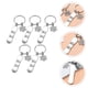 thumbnail image 3 of 5pcs colgando llaveros llaves adorables colgantes trineos portátiles de esquís portátil colgantes, 3 of 4